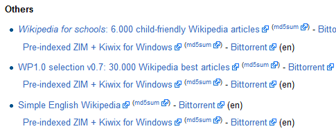 wikipedia-resources